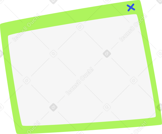 green browser window PNG, SVG