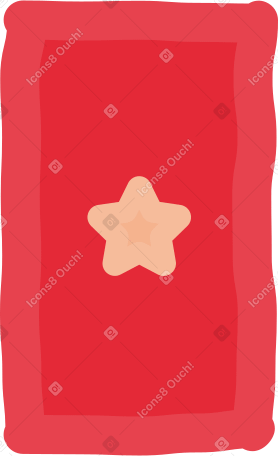 red tarot card PNG、SVG