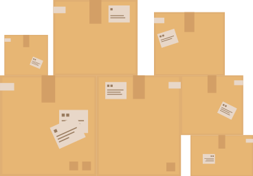 stack of boxes PNG, SVG