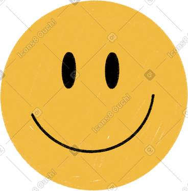 Happy smiley PNG, SVG