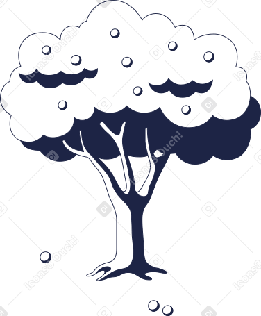 apple tree Illustration in PNG, SVG
