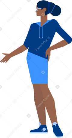 business woman Illustration in PNG, SVG