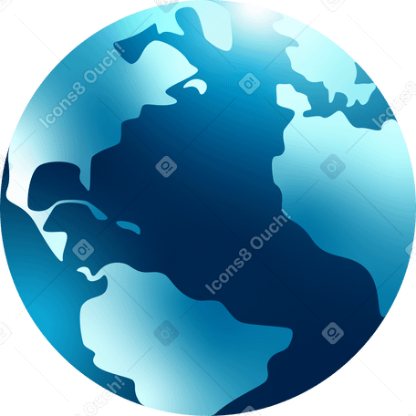  isometric earth globe PNG, SVG