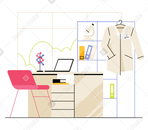 Doctor's office Illustration in PNG, SVG