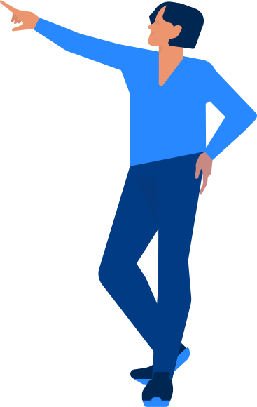 office man showing PNG, SVG
