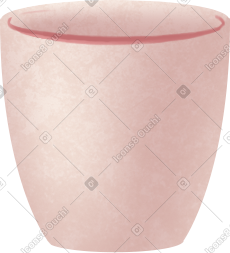 Pastel pink mug PNG, SVG