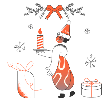 Счастливого рождества в PNG, SVG
