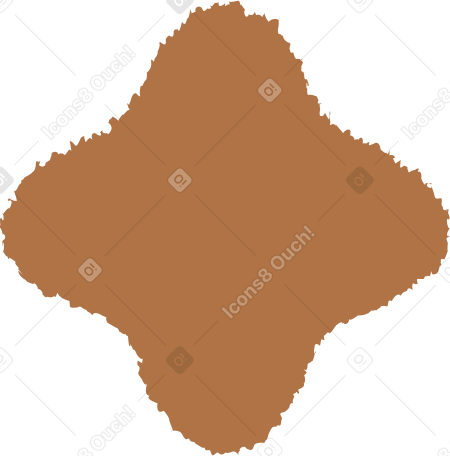 quatrefoil brown Illustration in PNG, SVG