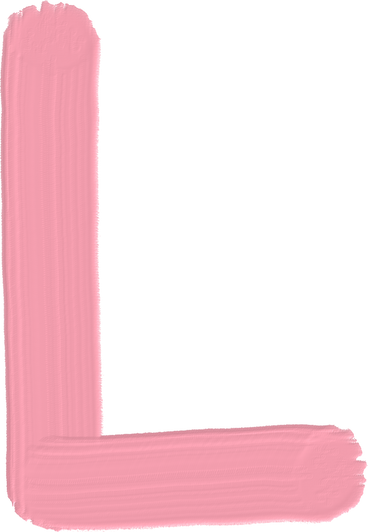 pink letter l PNG, SVG