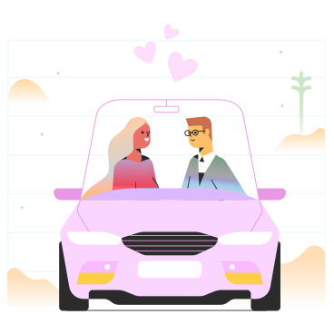 Date in car PNG, SVG