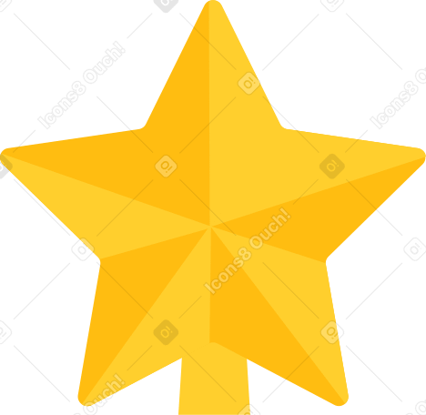 star on a fir tree PNG, SVG