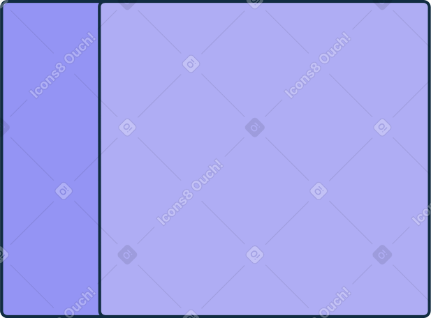 lilac rectangular box Illustration in PNG, SVG