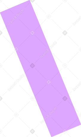 浅紫色长方形礼物 PNG, SVG