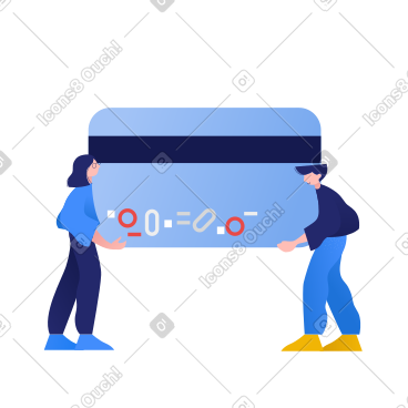 携带信用卡付款的人 PNG, SVG