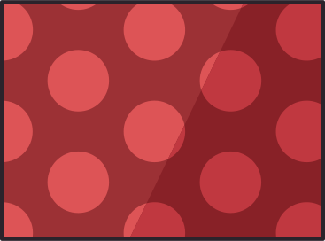 red present box with dots PNG, SVG