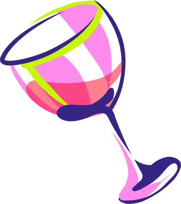 Glass of wine PNG, SVG