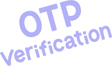 lettering otp verification PNG, SVG