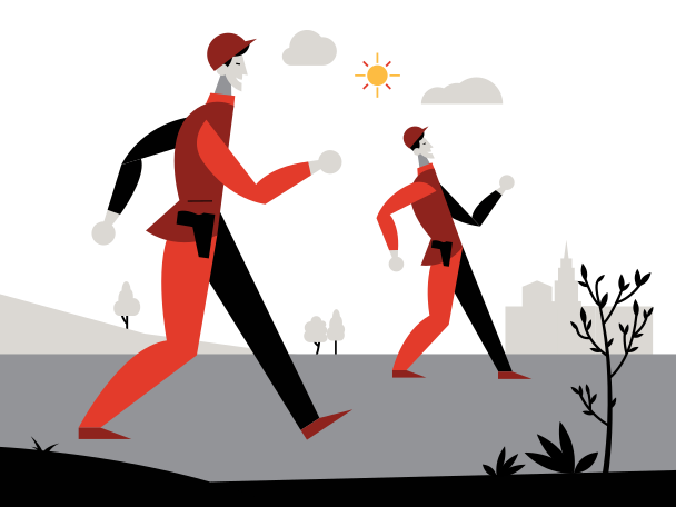 The soldiers Illustration in PNG, SVG