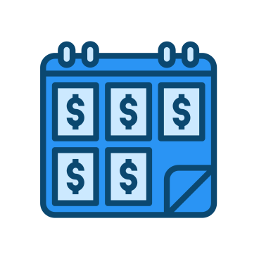 Календарь платежей в PNG, SVG