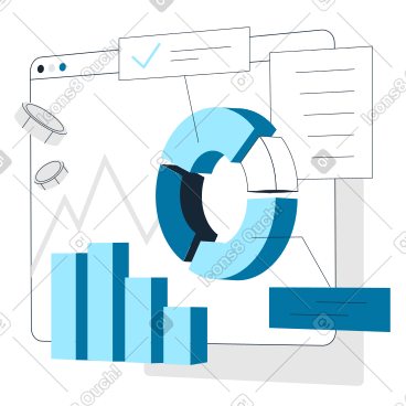Financial analytics for business planning and forecasting PNG, SVG