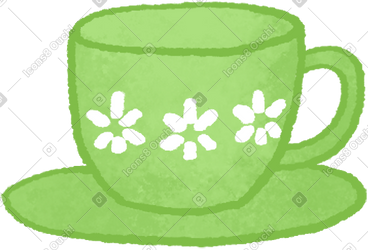 Green cup PNG, SVG