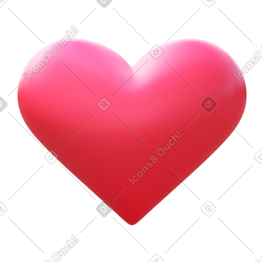 Pink heart  PNG, SVG