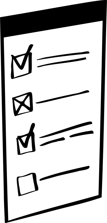 Survey list PNG, SVG