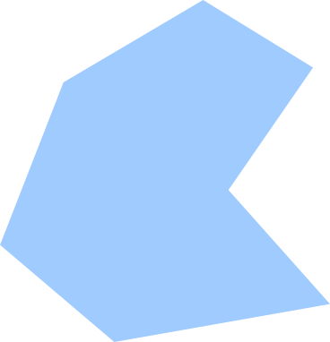 Light blue polygon PNG, SVG