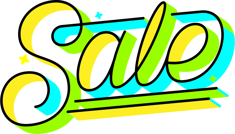 lettering sale Illustration in PNG, SVG