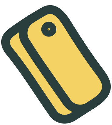 Yellow phone PNG, SVG