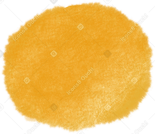 yellow round spot PNG、SVG