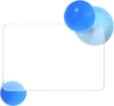transparent card and three spheres PNG, SVG