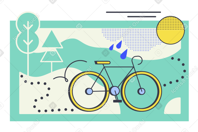 Eco traveling Illustration in PNG, SVG