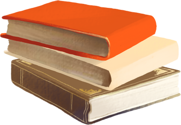 Stack of books PNG、SVG