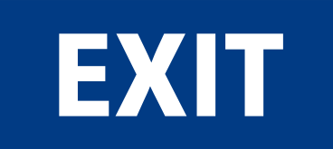 exit PNG, SVG
