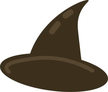 witch hat PNG, SVG