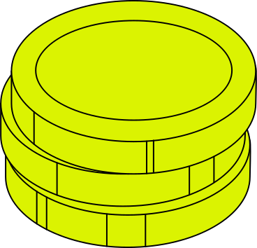 three coins PNG, SVG