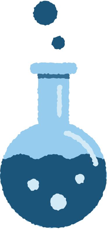 chemistry flask PNG, SVG