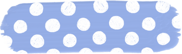 blue polka dot washi tape sticker PNG, SVG
