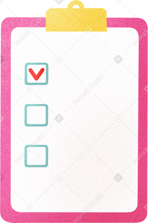 checklist on clipboard Illustration in PNG, SVG