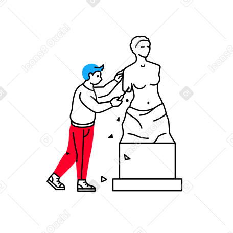 Lo scultore PNG, SVG