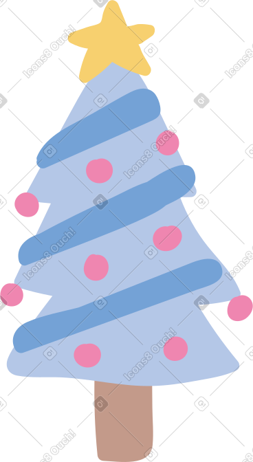 Christmas tree PNG, SVG