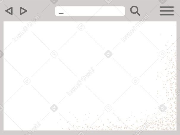 browser window Illustration in PNG, SVG