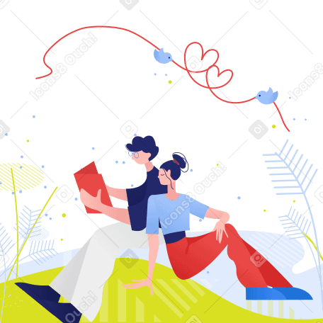 Summer rest Illustration in PNG, SVG
