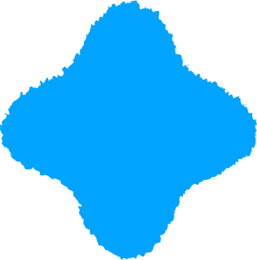 Quadrilobe bleu ciel PNG, SVG