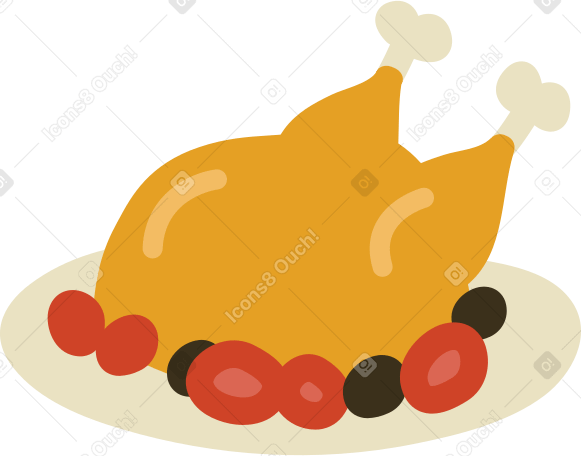 turkey Illustration in PNG, SVG