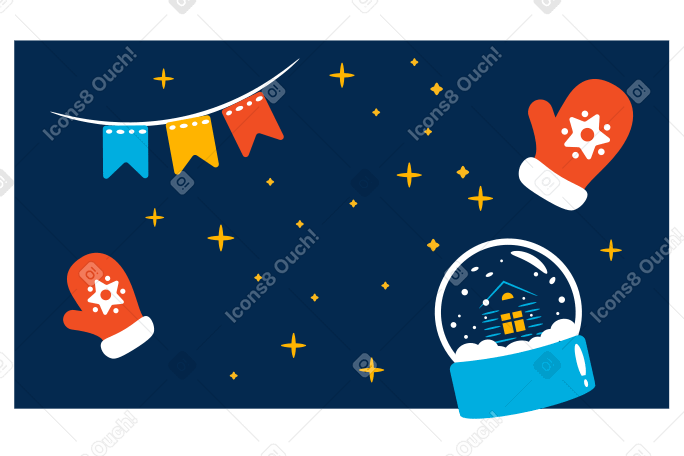 Christmas decoration  Illustration in PNG, SVG