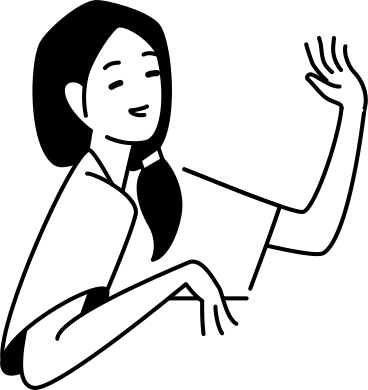 La donna si gira e saluta PNG, SVG