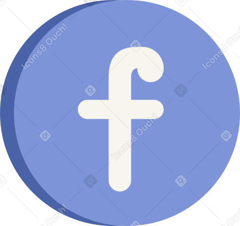 Фейсбук в PNG, SVG