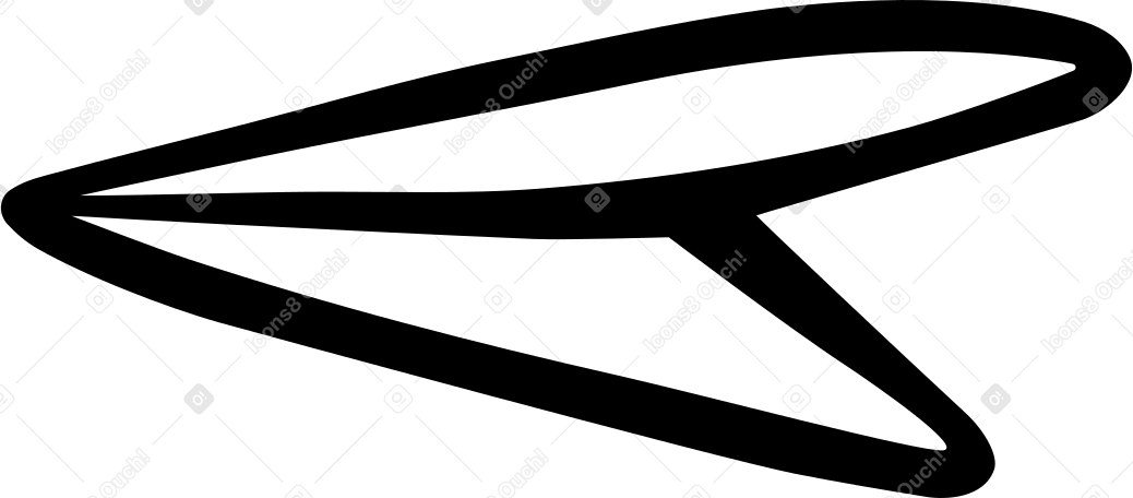 paper plane PNG, SVG